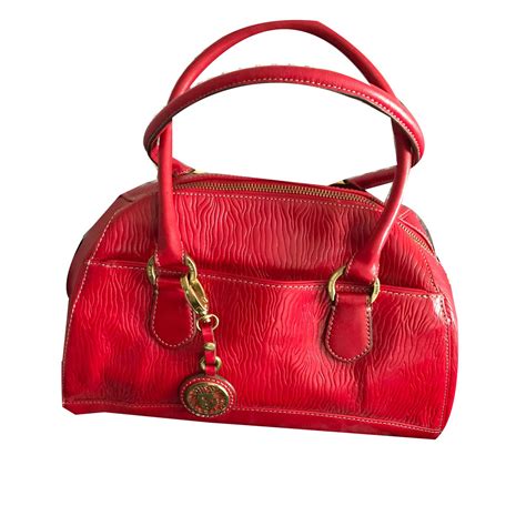 are anne klein bags real leather